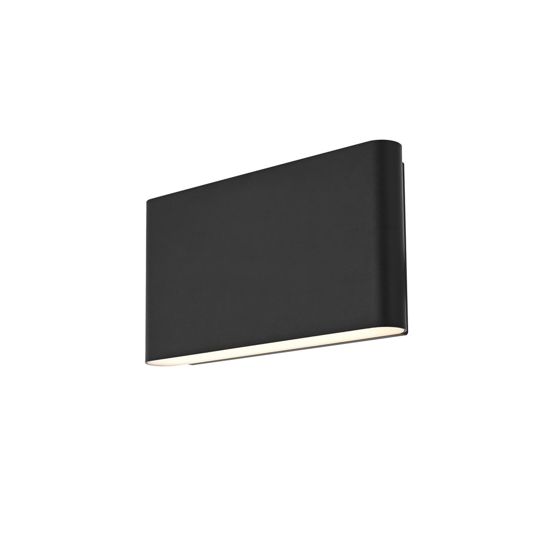 6 Inch Outdoor Wall Sconce In Black