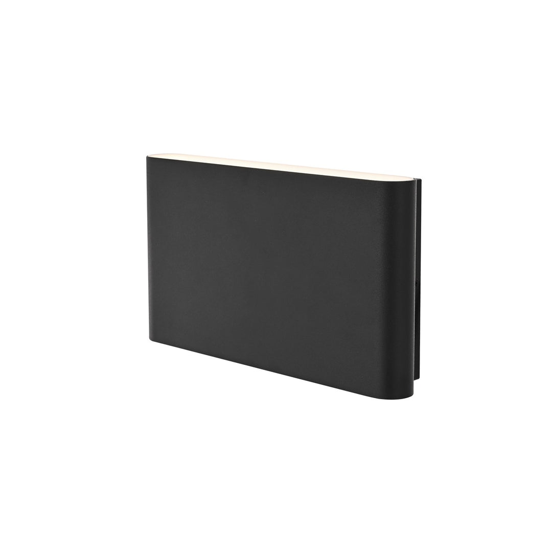 6 Inch Outdoor Wall Sconce In Black