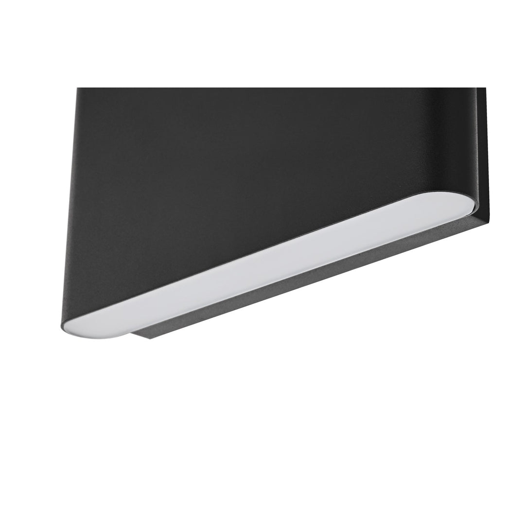 6 Inch Outdoor Wall Sconce In Black