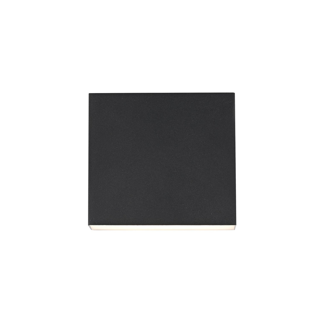 5.5 Inch Outdoor Wall Sconce In Black by Elegant Lighting
