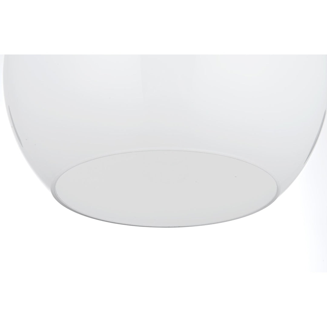 10 Inch Pendant Frosted White Shade In Satin Gold