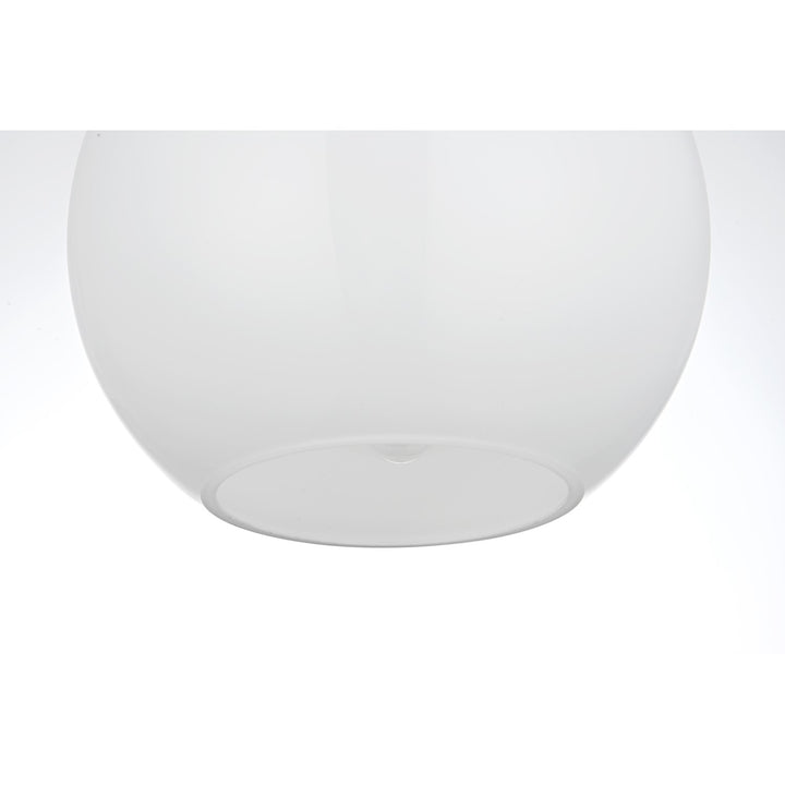 36 Inch Pendant Frosted White Shade In Satin Gold