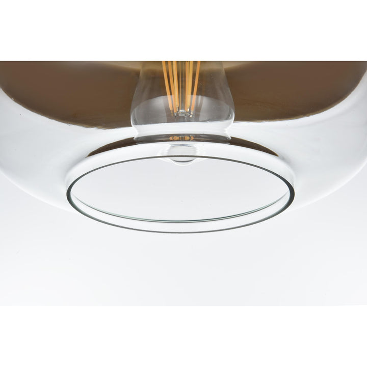10 Inch Pendant Clear Shade In Satin Gold