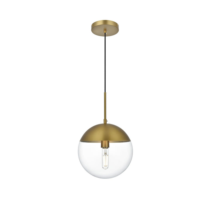 10 Inch Pendant Clear Shade In Chrome by Living District