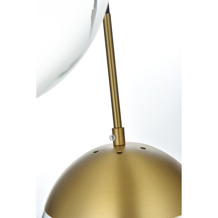 18 Inch Pendant Clear Shade In Chrome