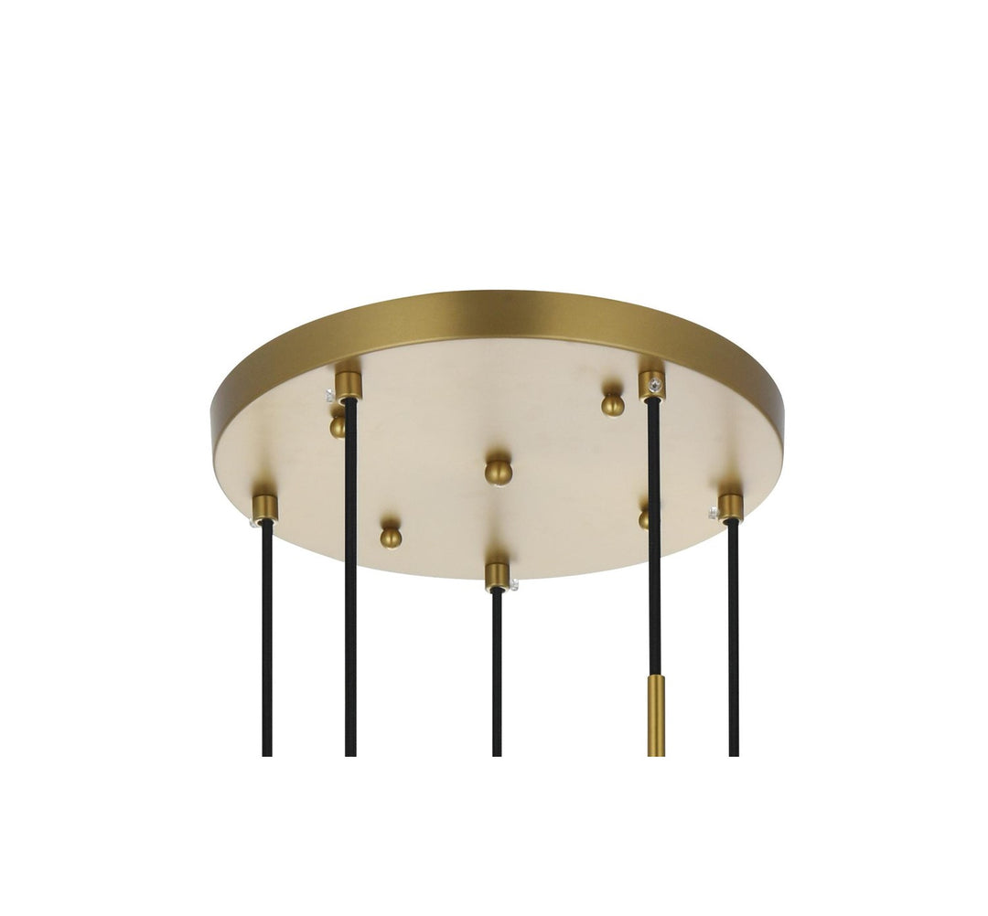 18 Inch Pendant Clear Shade In Chrome