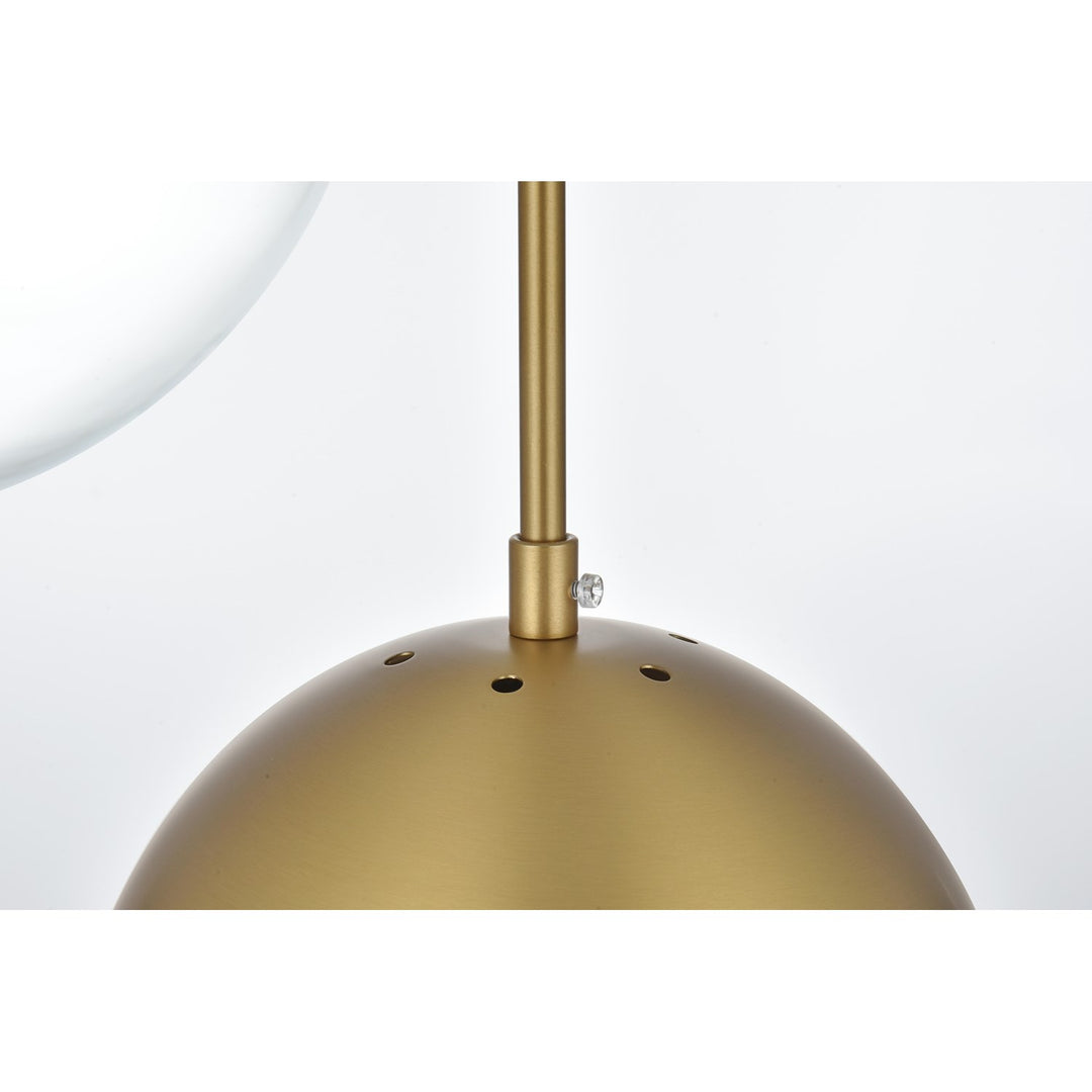 18 Inch Pendant Clear Shade In Chrome
