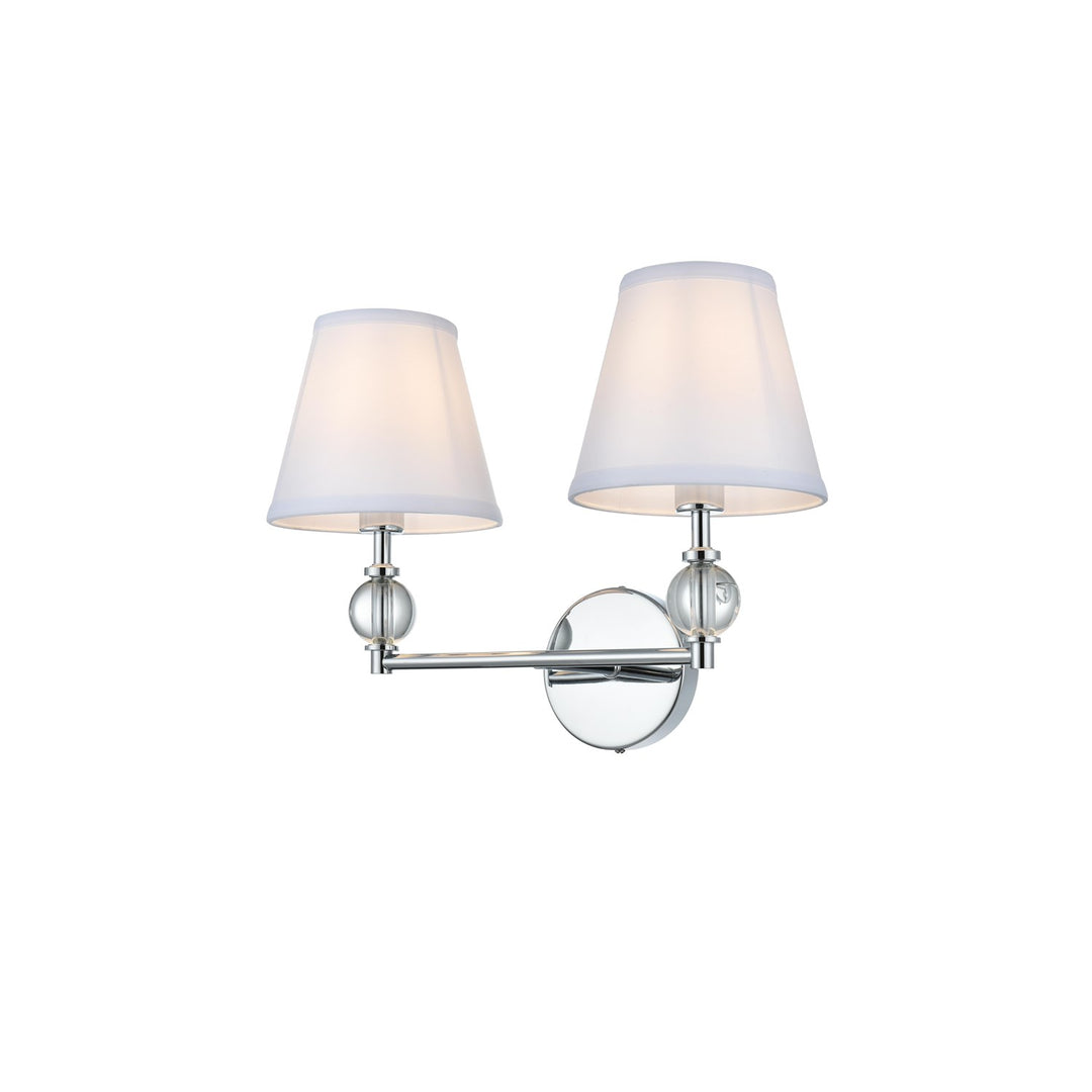 17 Inch Wall Sconce In Chrome