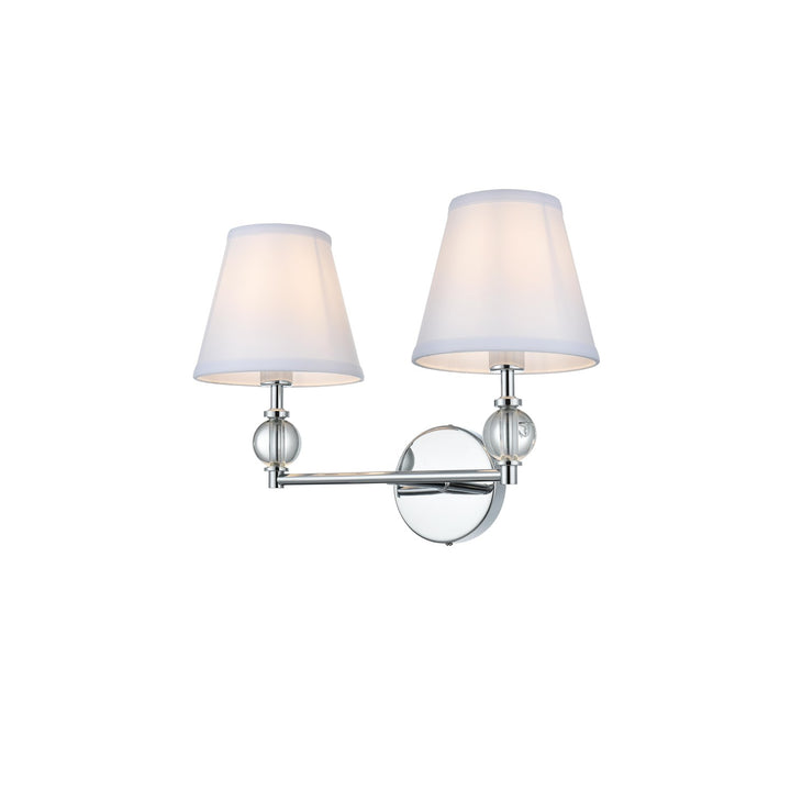 17 Inch Wall Sconce In Chrome