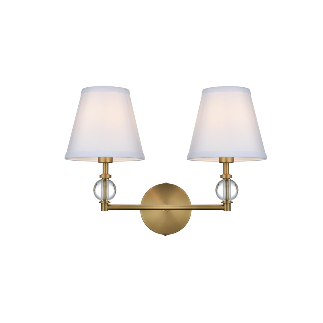 17 Inch Wall Sconce In Satin Gold by Living District