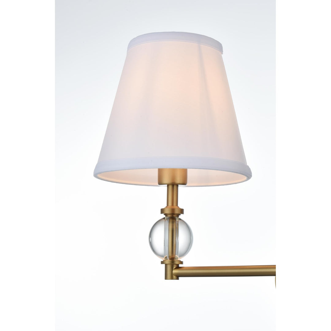 17 Inch Wall Sconce In Satin Gold