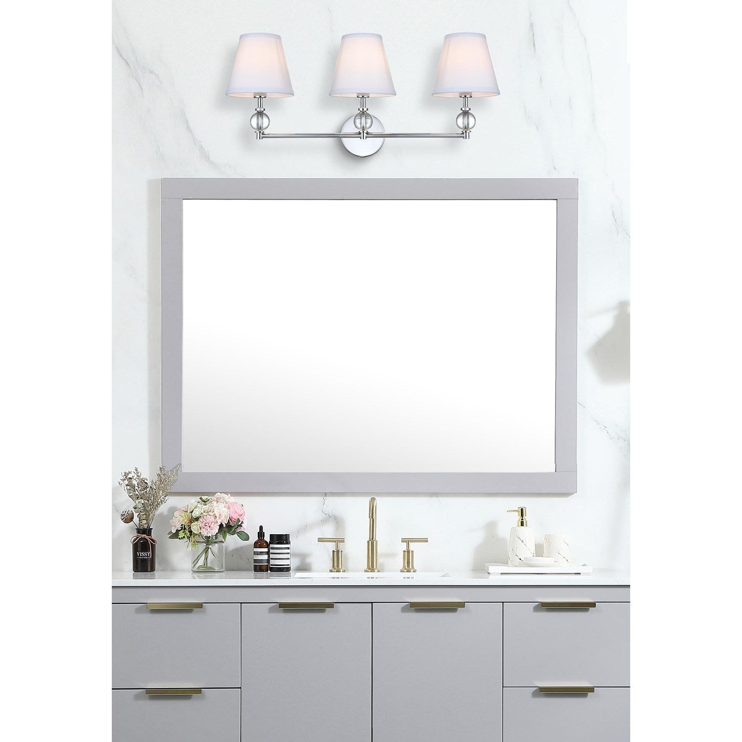 27 Inch Wall Sconce In Chrome