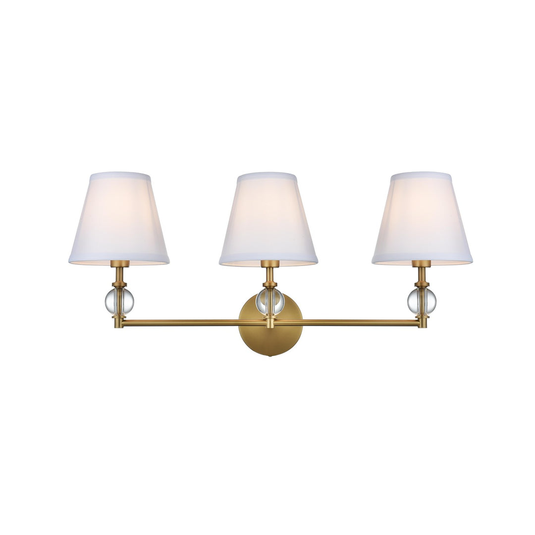 27 Inch Wall Sconce In Satin Gold by Living District