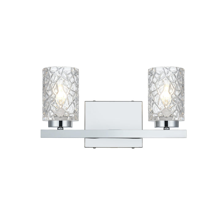 14 Inch Wall Sconce In Chrome by Living District