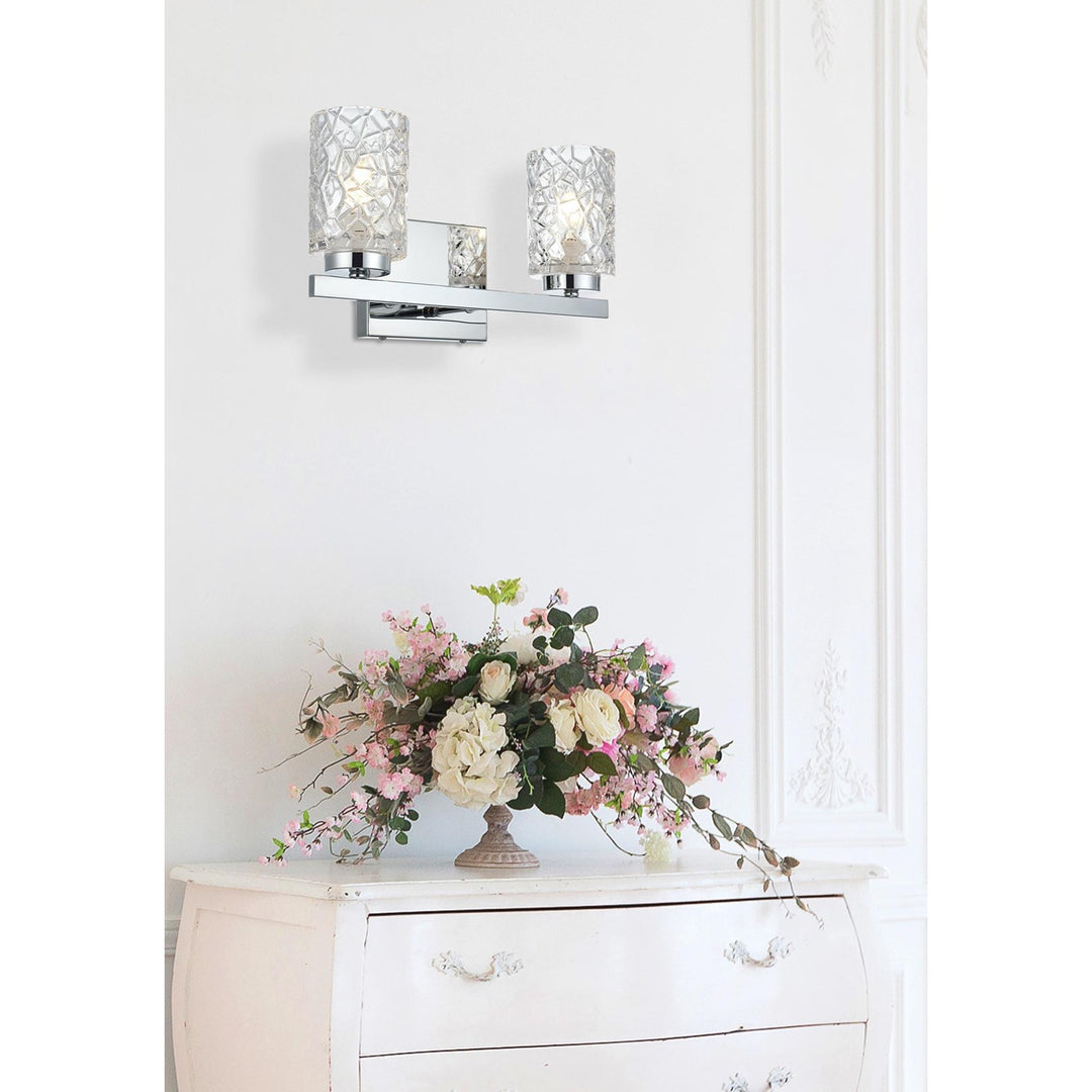 14 Inch Wall Sconce In Chrome