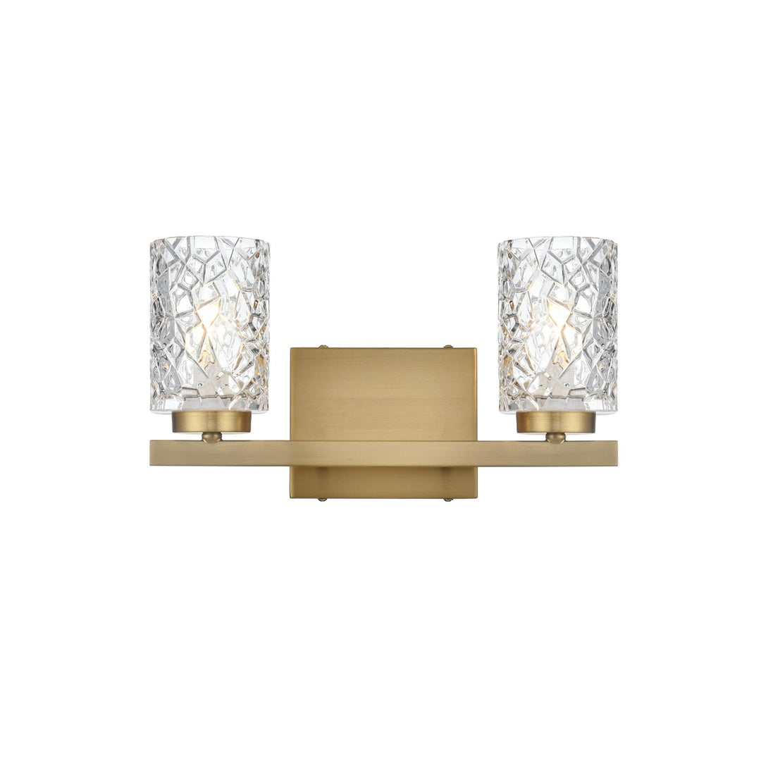 14 Inch Wall Sconce In Satin Gold by Living District