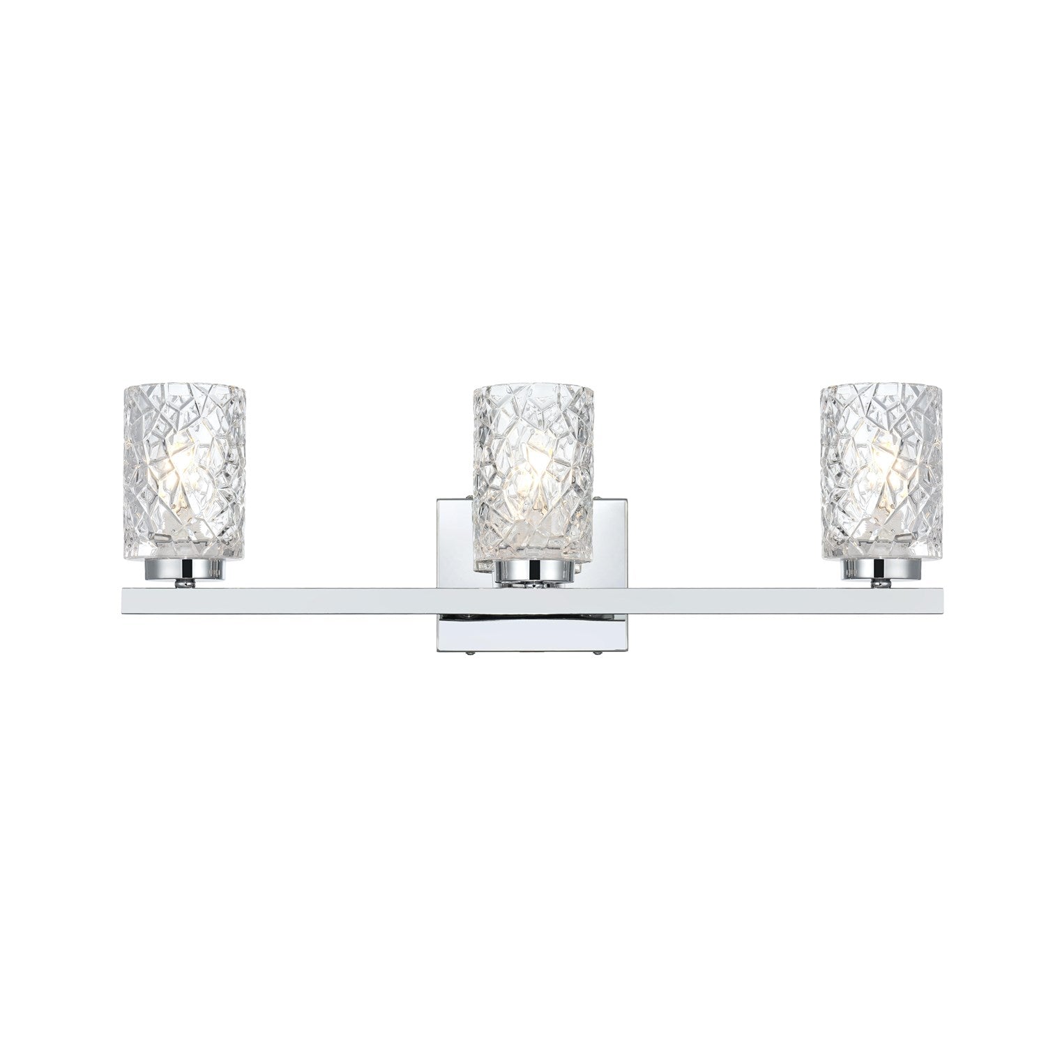 24 Inch Wall Sconce In Chrome by Living District