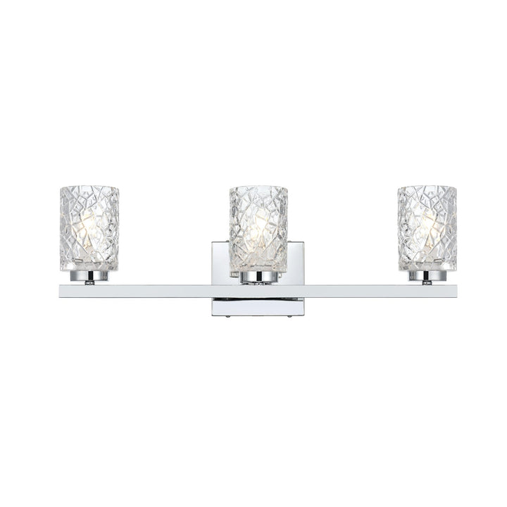 24 Inch Wall Sconce In Chrome by Living District