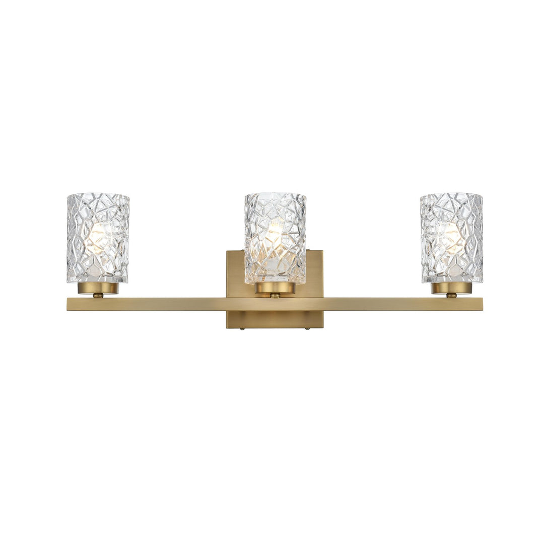 24 Inch Wall Sconce In Satin Gold by Living District
