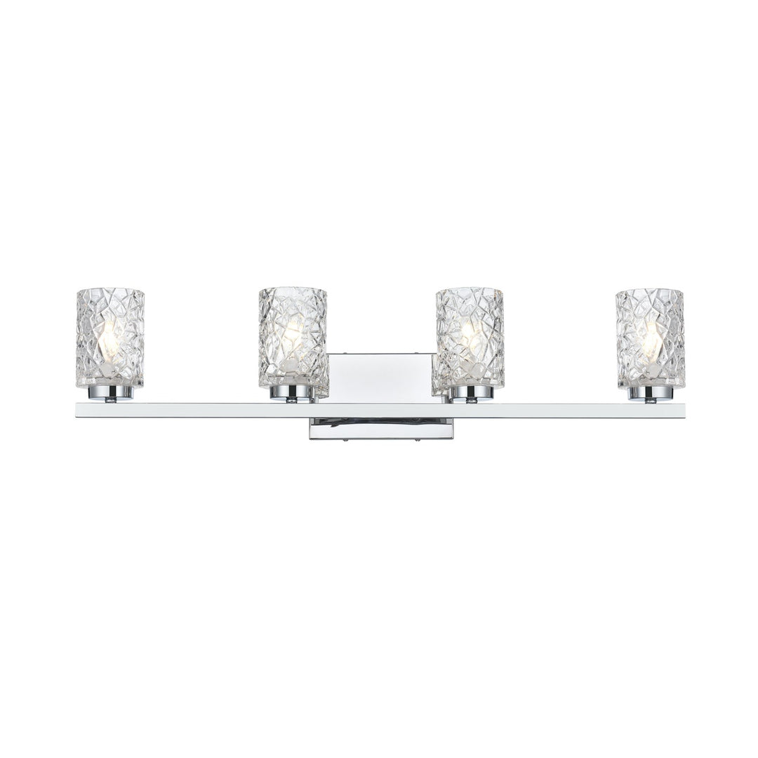 31 Inch Wall Sconce In Chrome by Living District