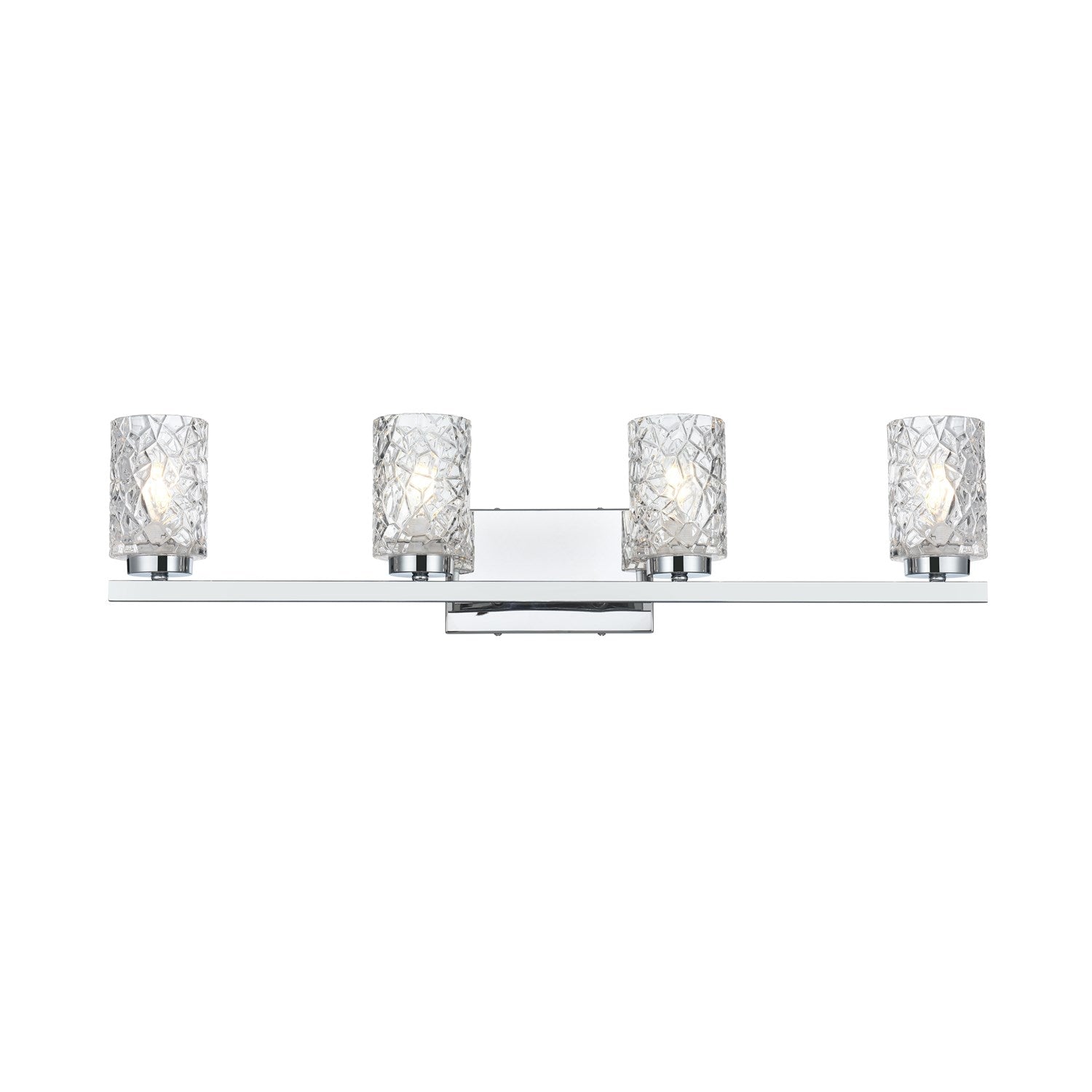 31 Inch Wall Sconce In Chrome by Living District