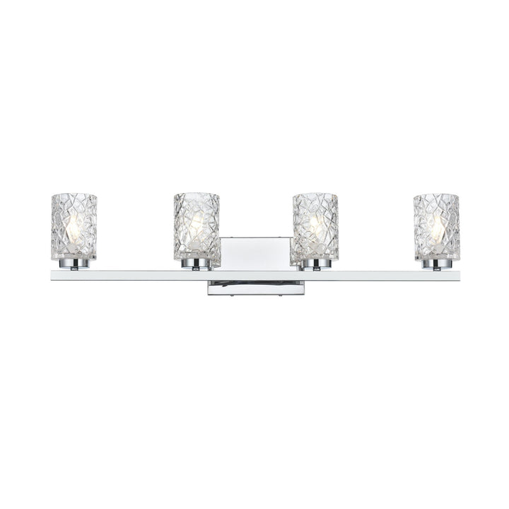 31 Inch Wall Sconce In Chrome by Living District
