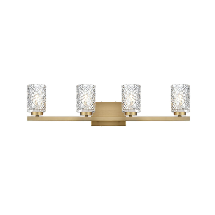 31 Inch Wall Sconce In Satin Gold by Living District