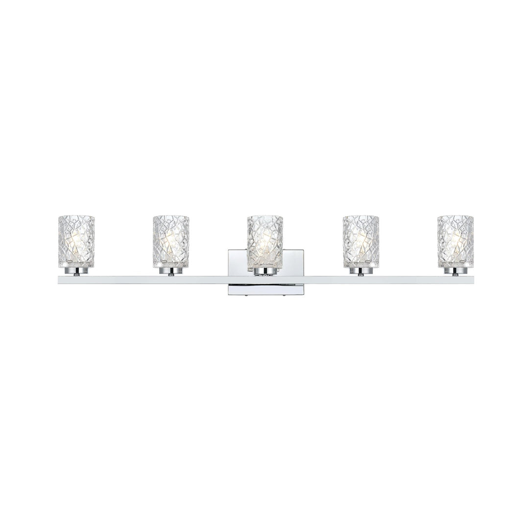 41 Inch Wall Sconce In Chrome by Living District