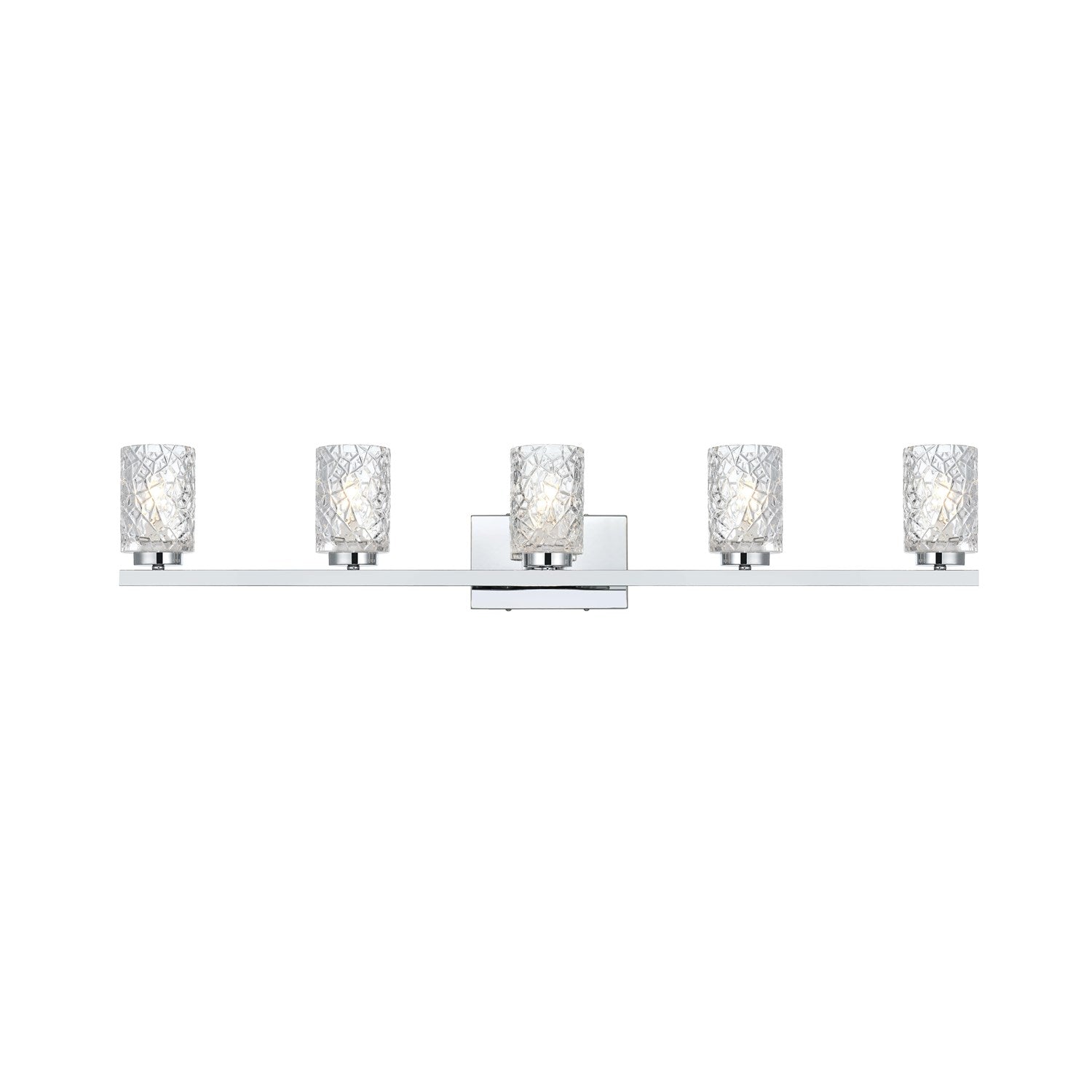 41 Inch Wall Sconce In Chrome by Living District