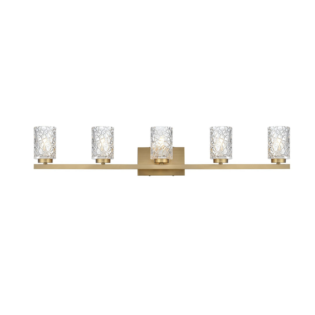 41 Inch Wall Sconce In Satin Gold by Living District