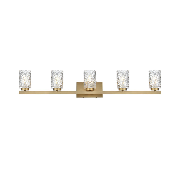 41 Inch Wall Sconce In Satin Gold by Living District