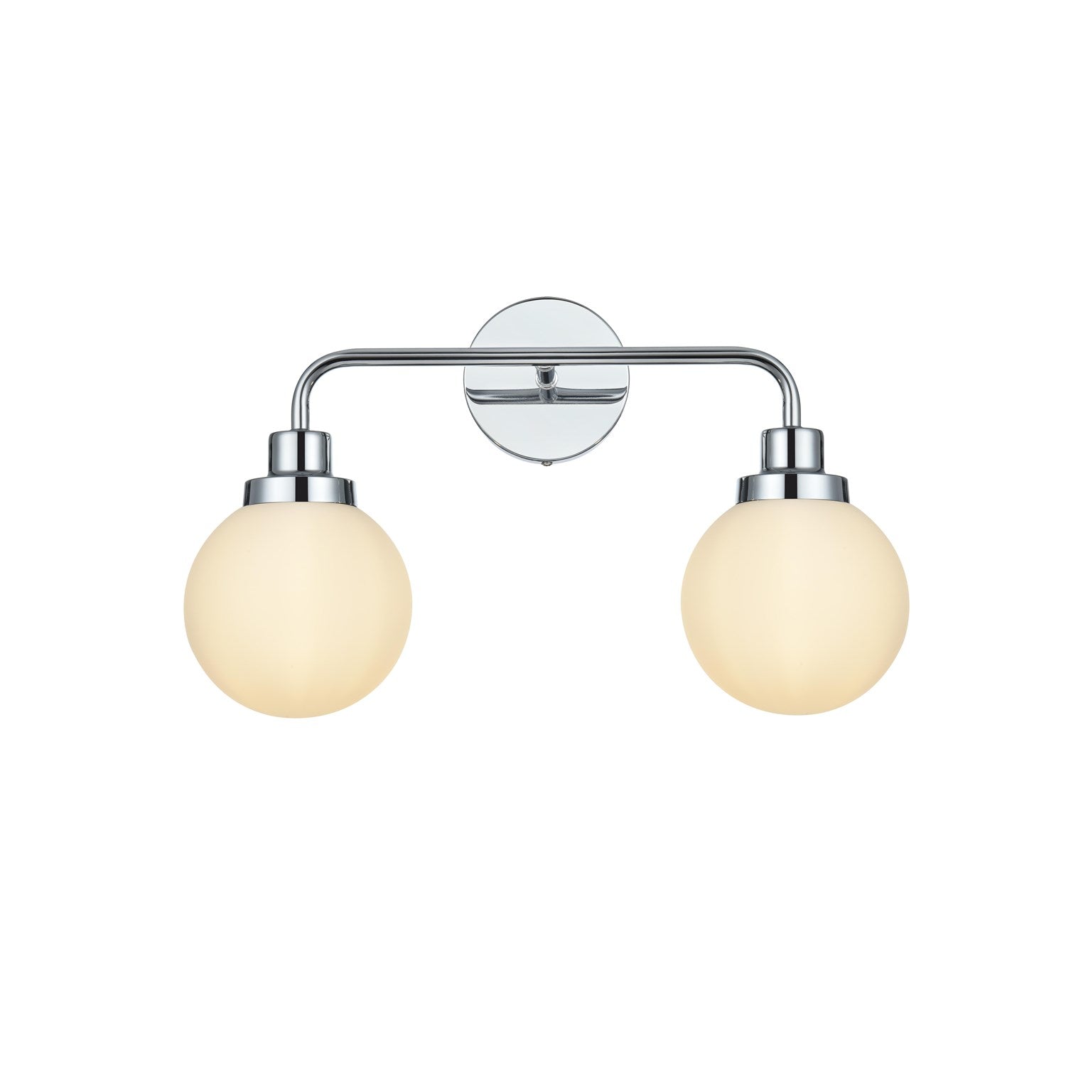 19 Inch Wall Sconce In Chrome by Living District
