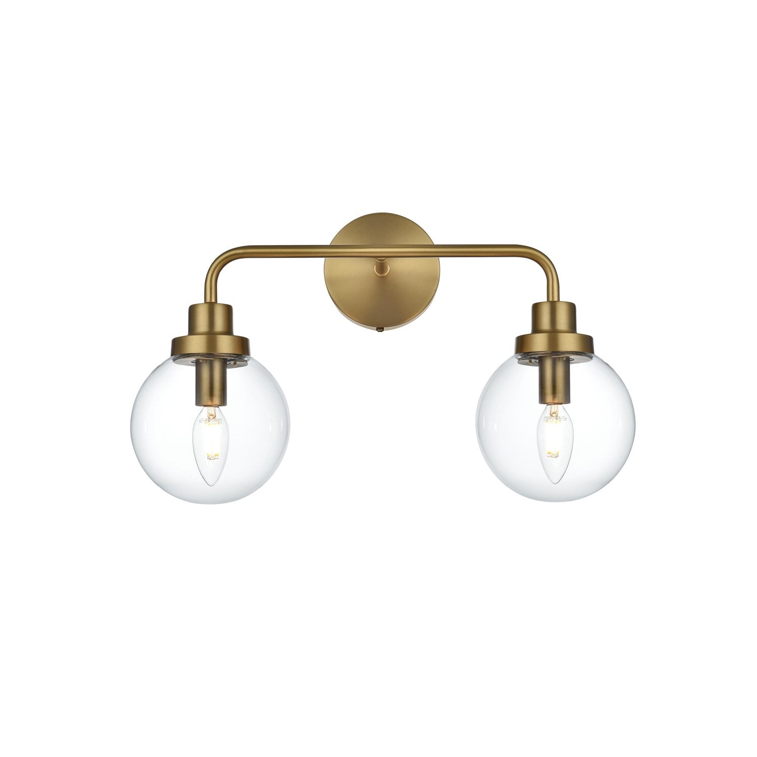 19 Inch Wall Sconce In Satin Gold by Living District