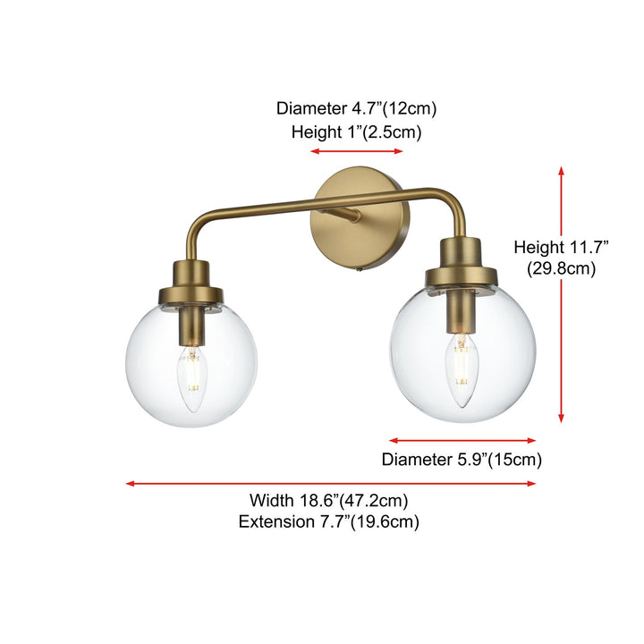 19 Inch Wall Sconce In Satin Gold