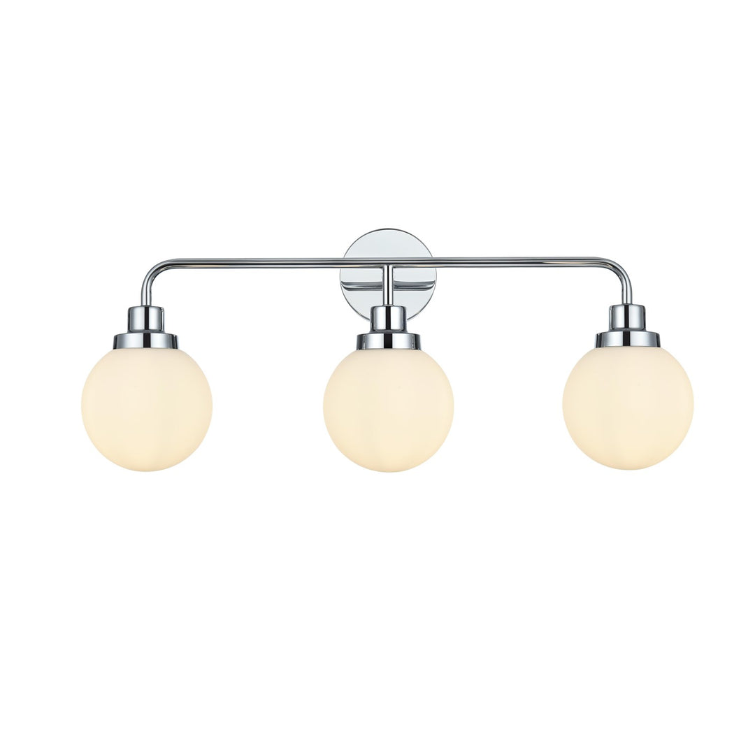 28 Inch Wall Sconce In Chrome by Living District