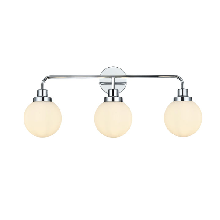 28 Inch Wall Sconce In Chrome by Living District