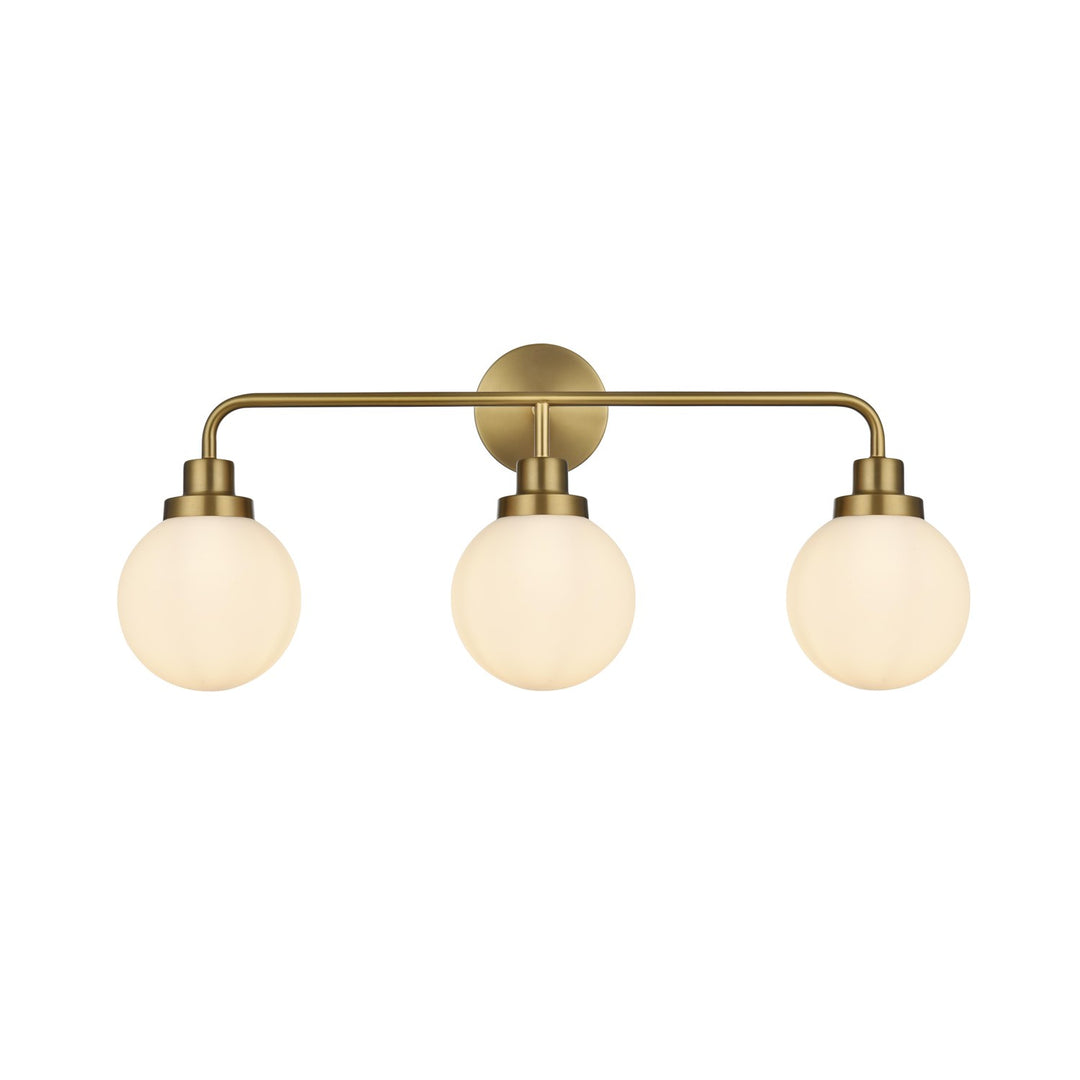 28 Inch Wall Sconce In Satin Gold by Living District