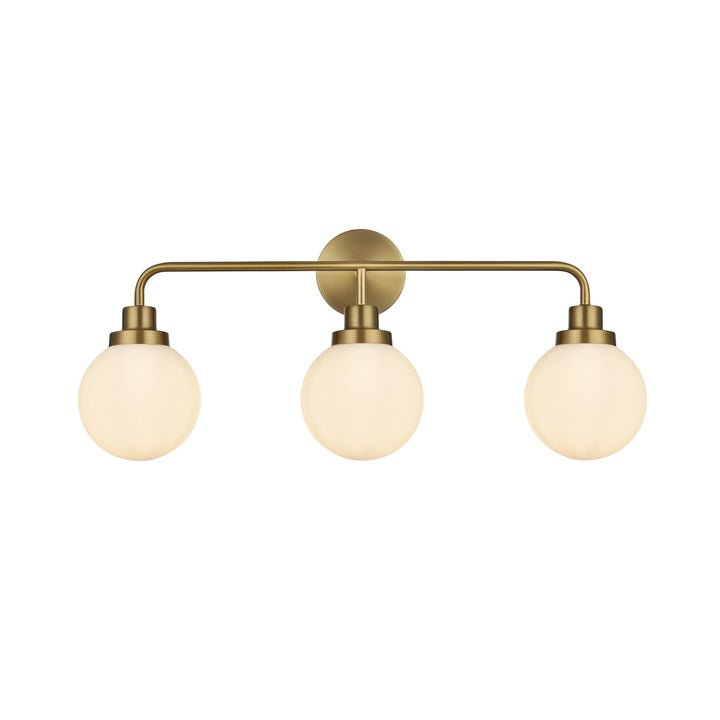 28 Inch Wall Sconce In Satin Gold by Living District