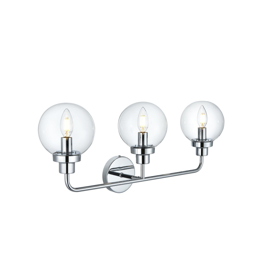 28 Inch Wall Sconce In Chrome