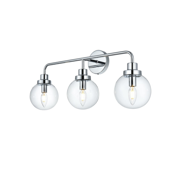 28 Inch Wall Sconce In Chrome