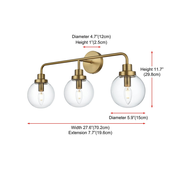 28 Inch Wall Sconce In Satin Gold