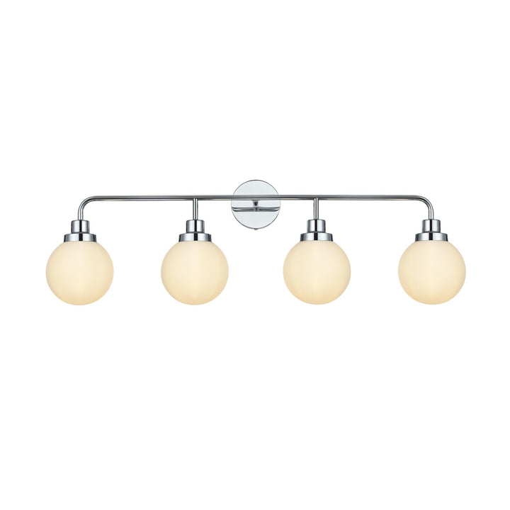 37 Inch Wall Sconce In Chrome by Living District