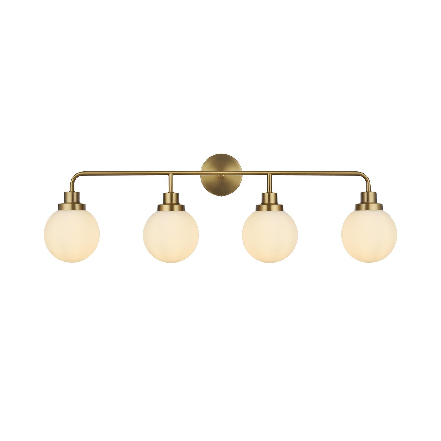 37 Inch Wall Sconce In Satin Gold by Living District