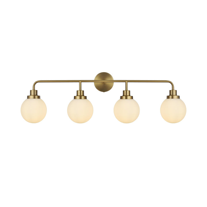 37 Inch Wall Sconce In Satin Gold by Living District