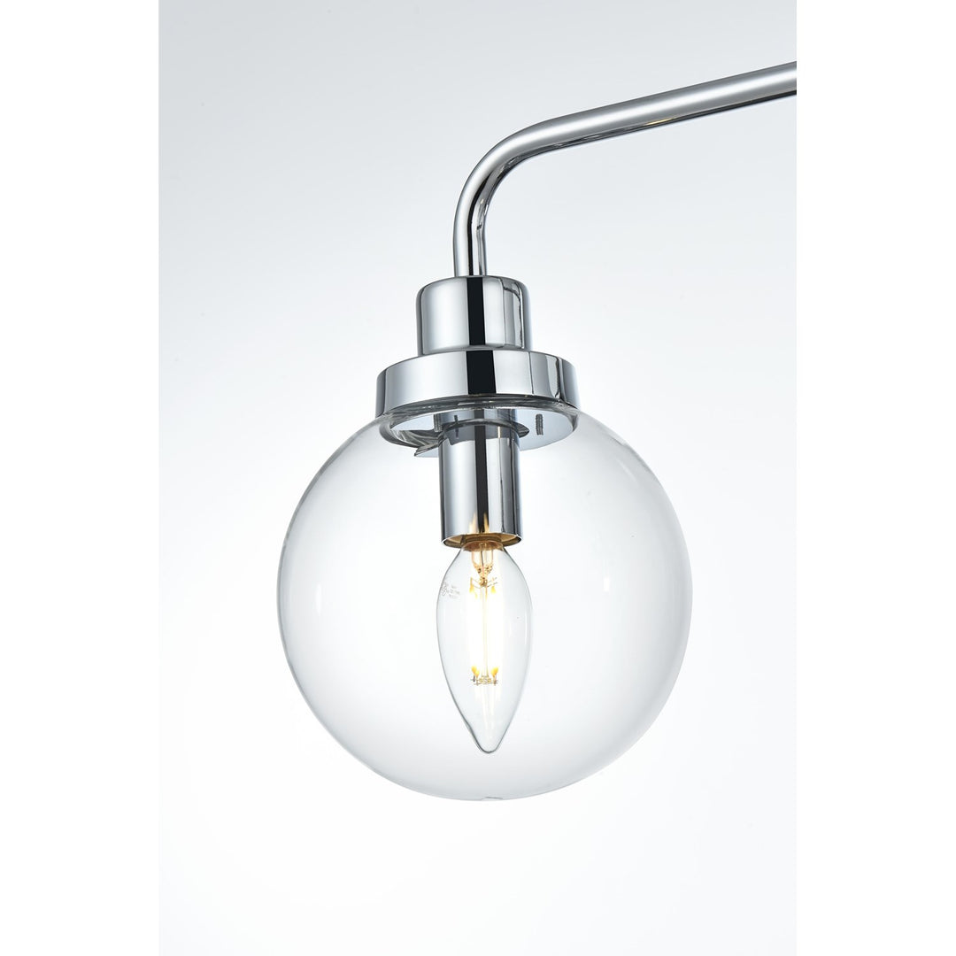 37 Inch Wall Sconce In Chrome