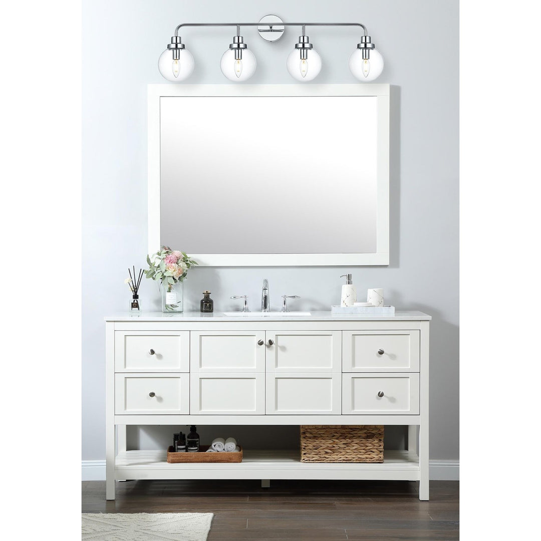 37 Inch Wall Sconce In Chrome
