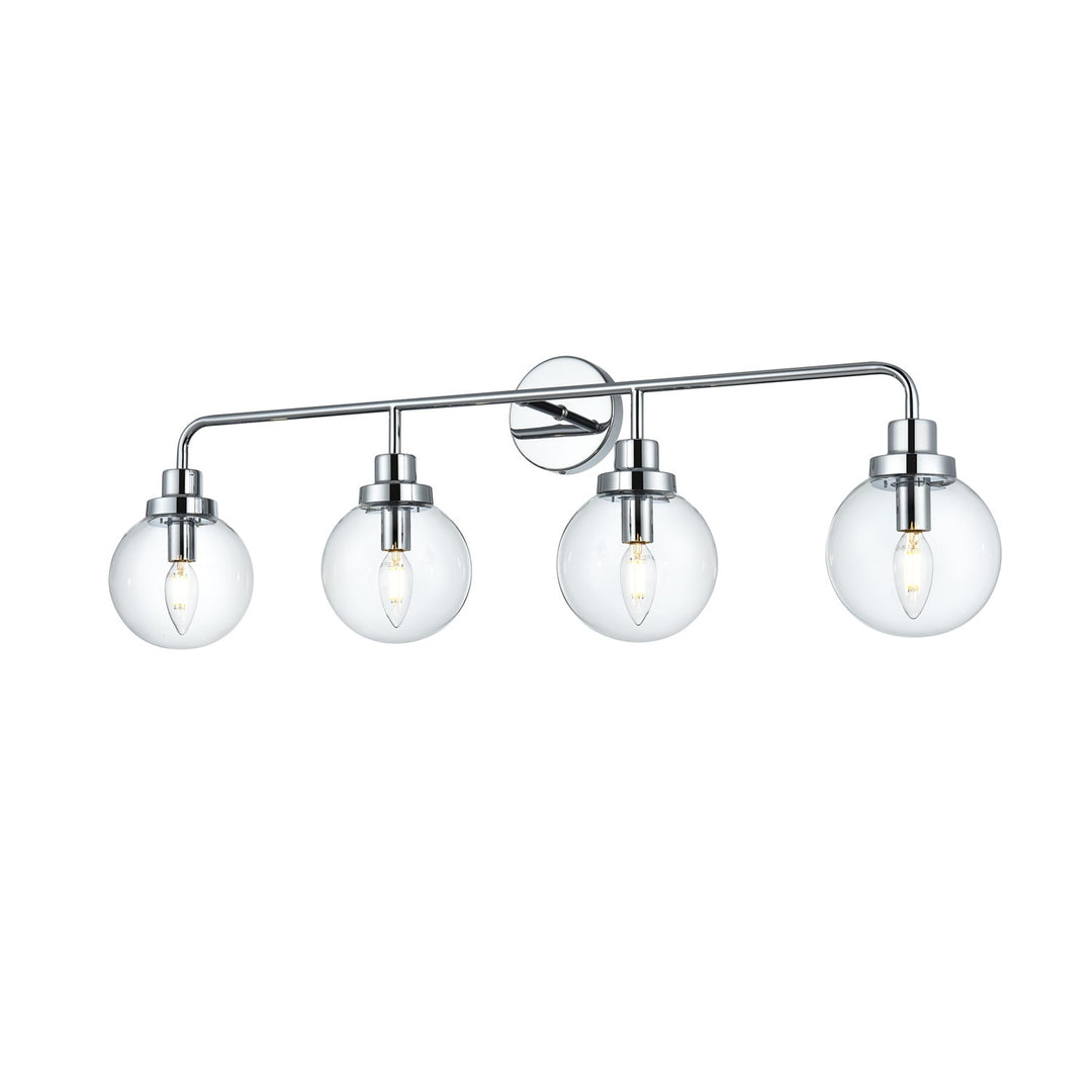 37 Inch Wall Sconce In Chrome