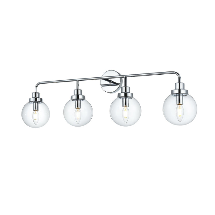 37 Inch Wall Sconce In Chrome