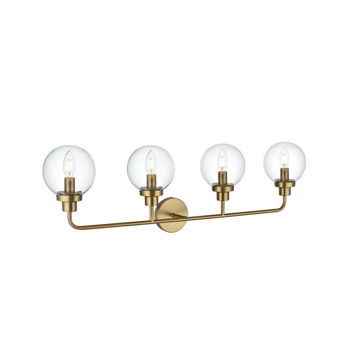 37 Inch Wall Sconce In Satin Gold