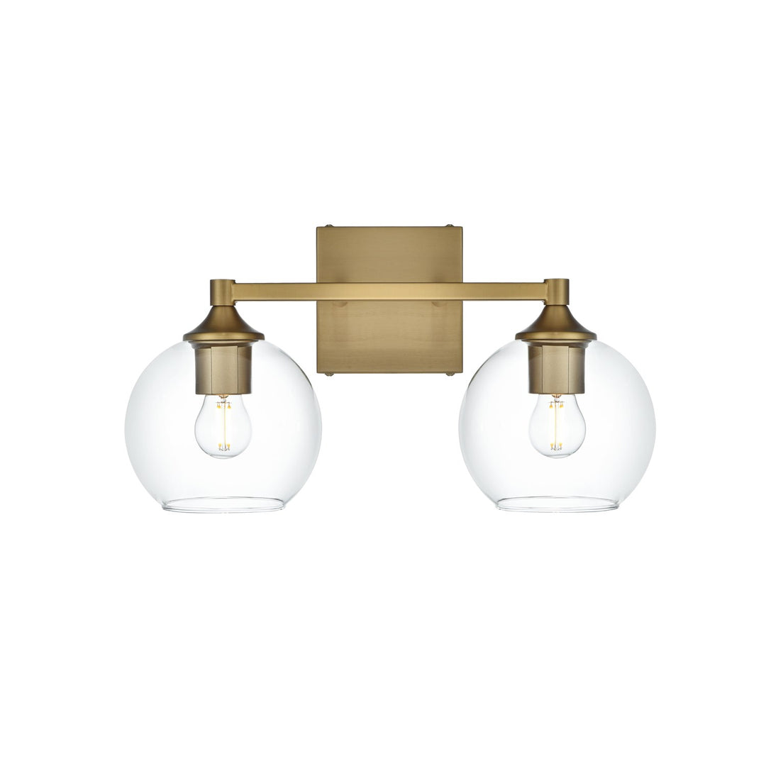 16 Inch Wall Sconce In Satin Gold by Living District